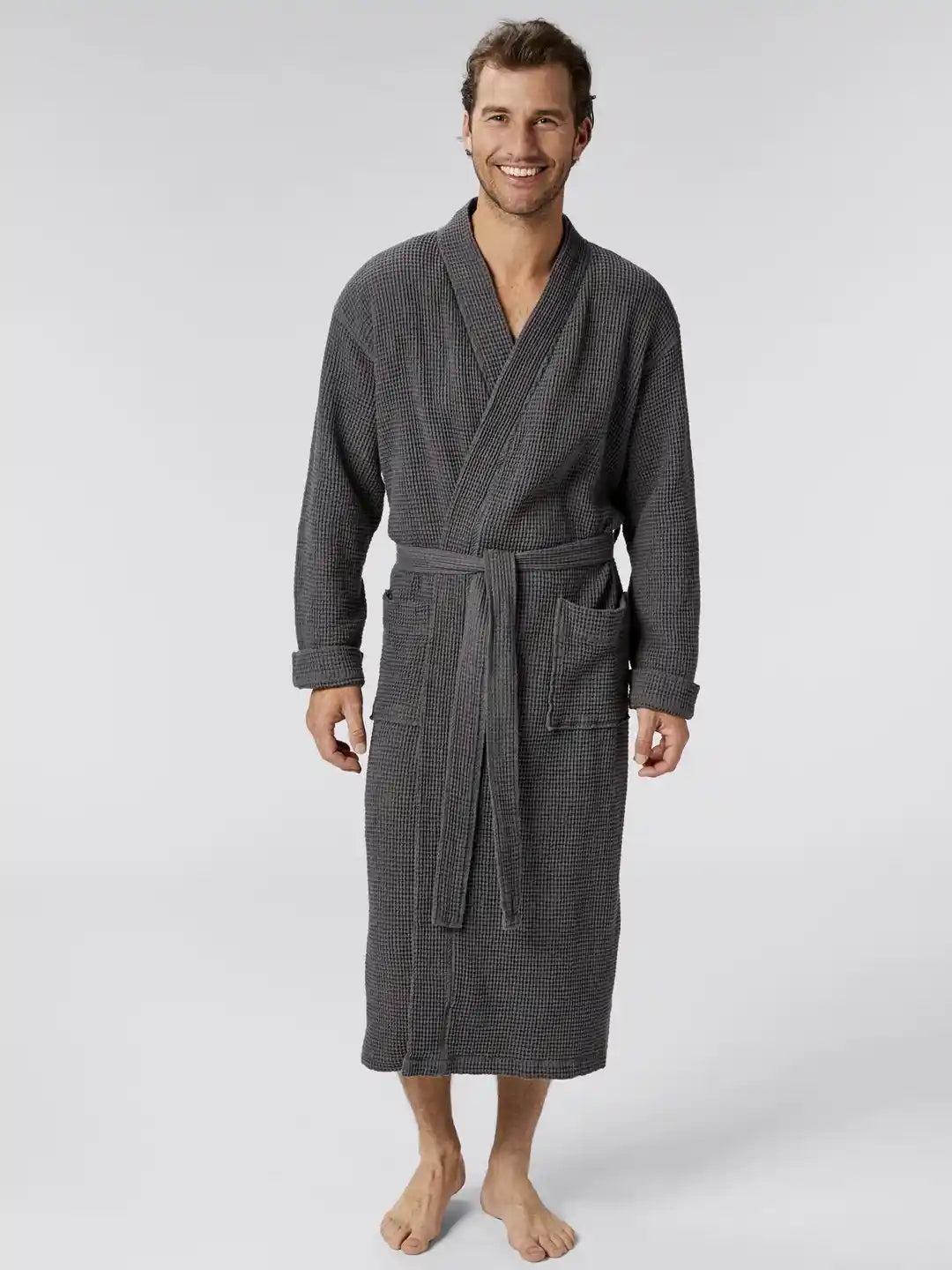 organic cotton waffle robes wholesale manufacturer