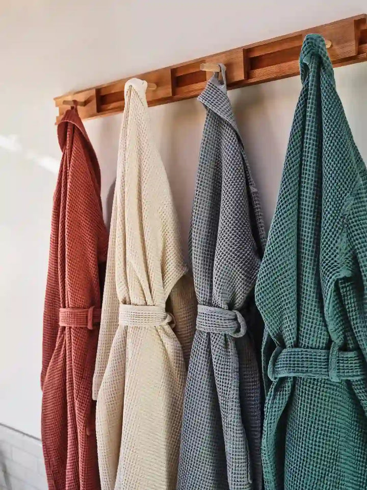 custom waffle robe supplier for brands