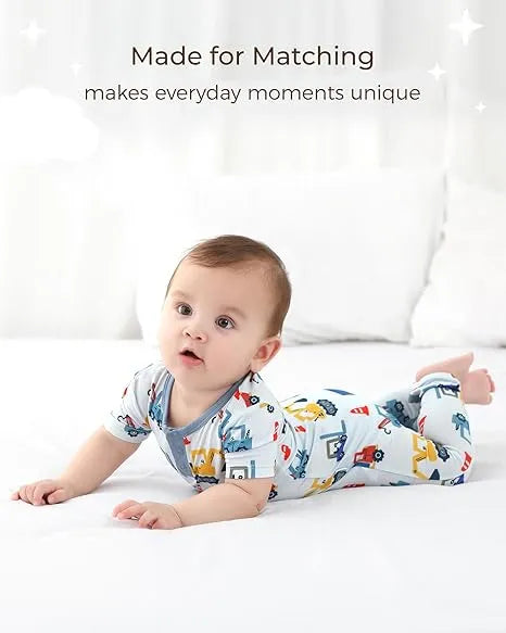 Newborn Unisex Sleepers Short Sleeve Jumpsuits Infant Cloth Wholesale