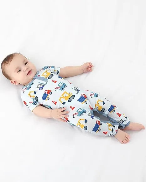 Newborn Unisex Sleepers Short Sleeve Jumpsuits Infant Cloth Wholesale