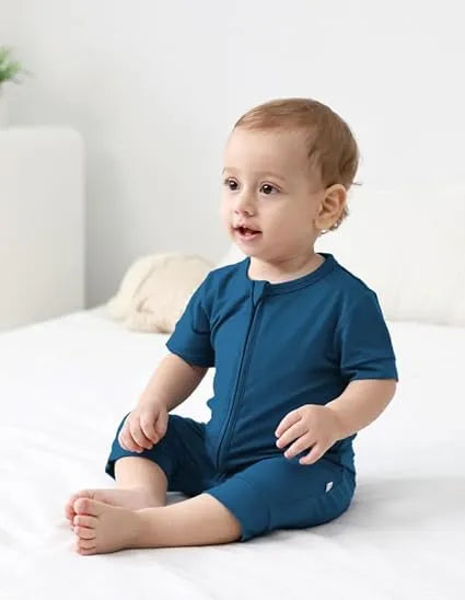 Wholesale Custom Baby's Bamboo Rompers Zippy Short Pjs