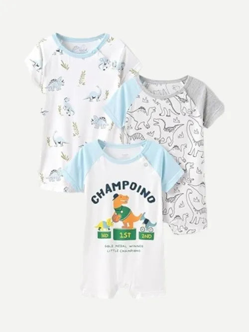 Bamboo Cute Baby Kids Romper Wholesale Short Pjs For Baby