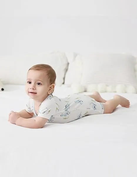 Bamboo Cute Baby Kids Romper Wholesale Short Pjs For Baby