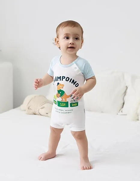 Bamboo Cute Baby Kids Romper Wholesale Short Pjs For Baby