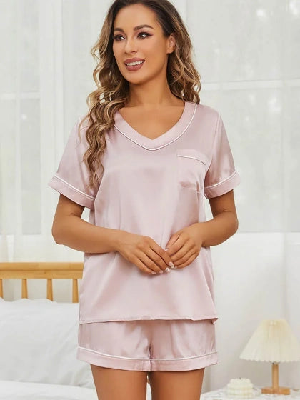 Silk Women Pajamas Wholesale Luxury Sleepwear Bullk