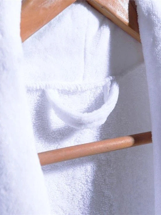 absorbent towel fabric men bathrobe close up