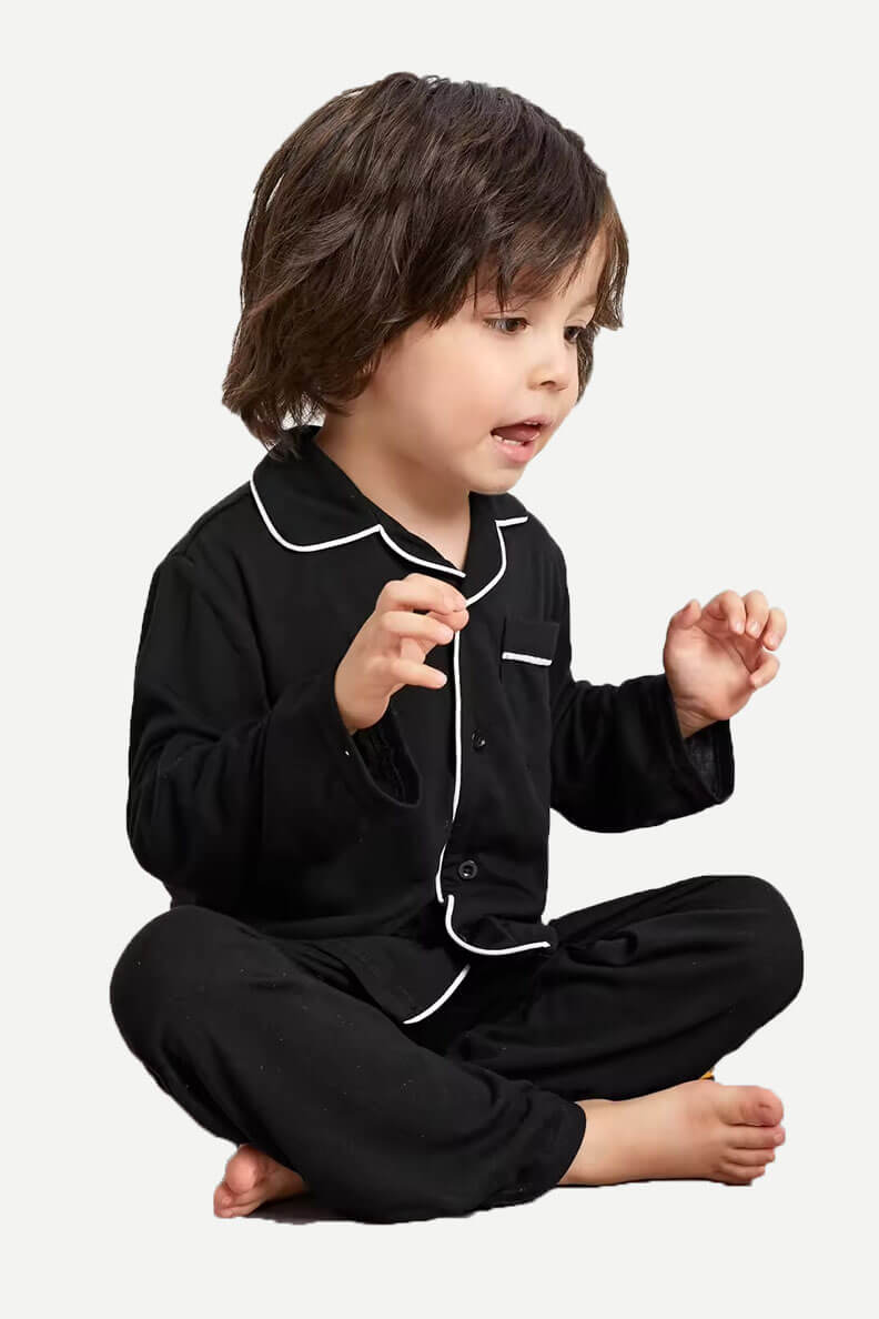 Bulk Buy Kids Sleepwear Custom Two Pieces Classical Pajamas