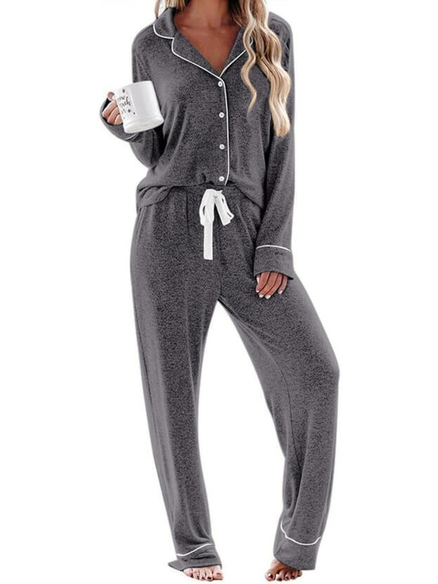 Wholesale Women's Pajama Sets Long Sleeve Loungewear