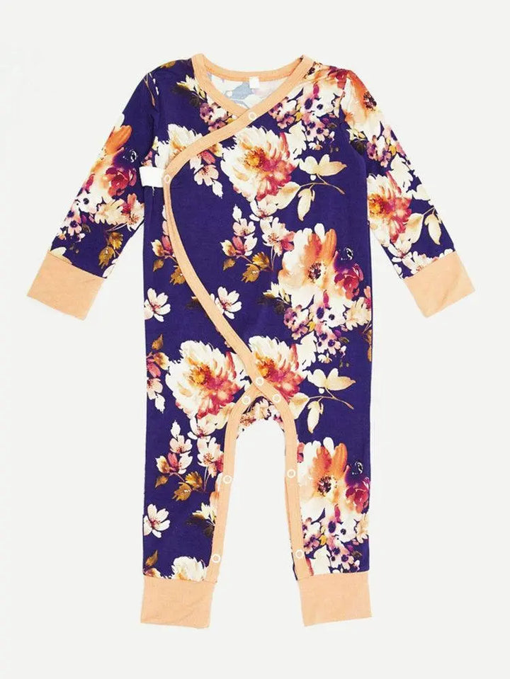 wholesale baby bamboo long sleeve rompers