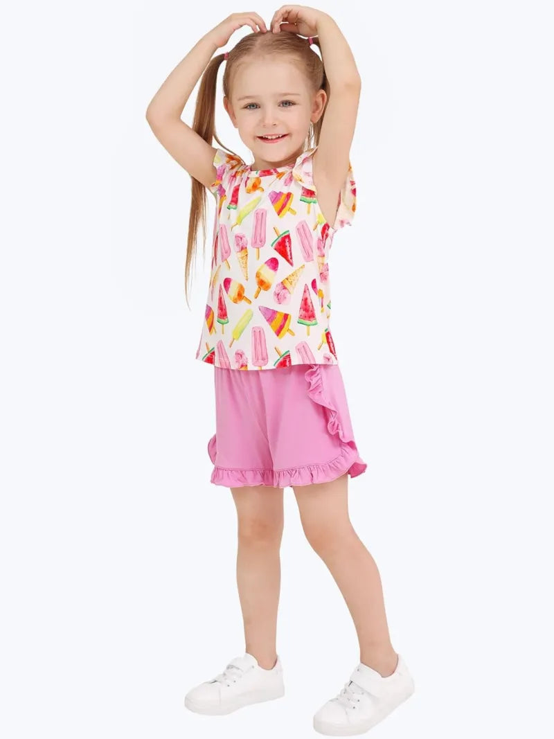 Wholesale summer kids sleepwear and girls outfits supplier