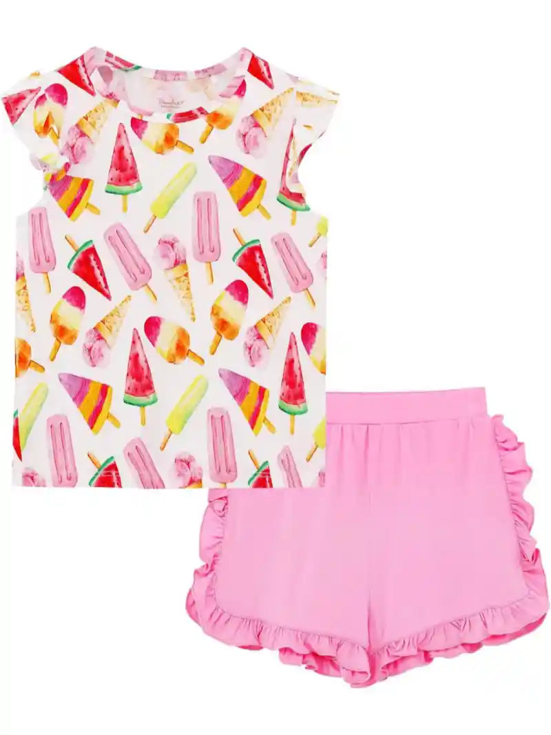 Summer kids sleepwear and girls outfits available for wholesal