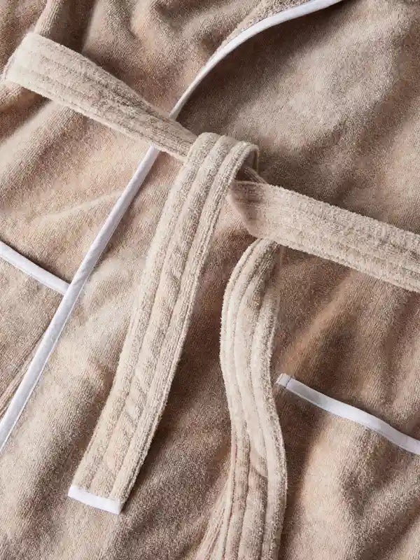 soft cotton terry fabric bathrobe for wholesale