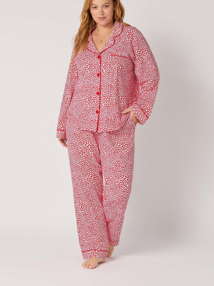 Bulk Love Long Sleeve Classic Pajamas Set Manufacturer