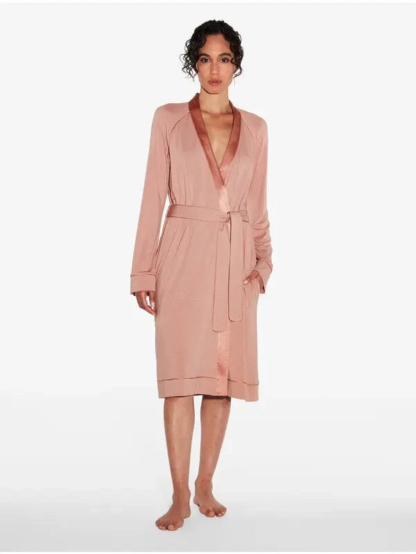 Women’s bamboo viscose robe wholesale, soft eco-friendly robe