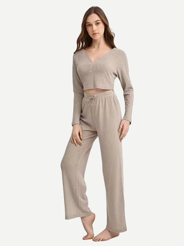 Women Waffle Loungewear Wholesale