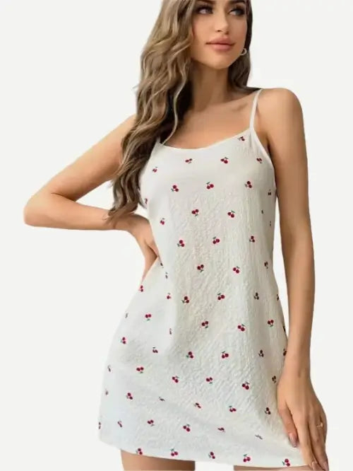 Custom Cute Pattern Pajama Women Sleep Dress Nightgown