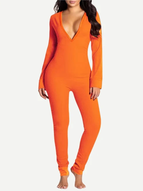 Open Crotch Adult Onesie with Butt Flap Custom Women's Jumpsuits